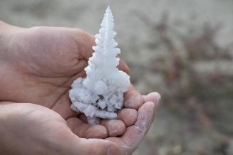 Salt crystals, Buzău Land UNESCO Global Geopark, Romania
