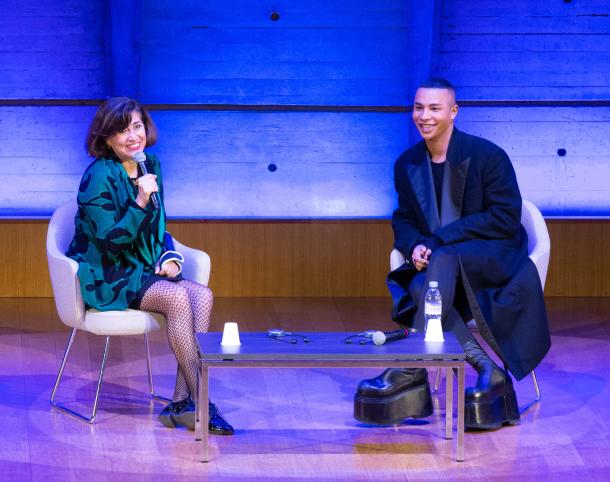 UNESCO Master Class against Racism and Discriminations - Gabriela Ramos and Olivier Rousteing